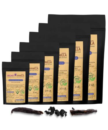 Madagascar Vanilla Bean Seeds/Caviar Gourmet First Grade (1/2 Pound)