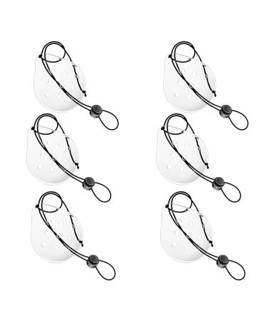 6 Pieces Eye Shield Clear Eye Patch Plastic Ventilated Eye Shield Eye Coverings with Small Hole Transparent Eye Protections Eye Surgery Coverings Breathable Eye Care Supplies for Patient