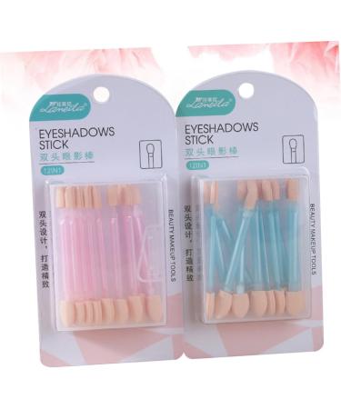 MAGICLULU 72 Pcs Eye Shadow Applicator Sponges Eyeshadow Brushes Makeup Eyeshadow Brush Lip Gloss Miss Mix - Buy Online on GoSupps.com