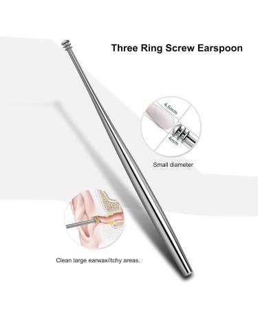 Earwax Removal Kit - Spiral Earwax Remover Set with Storage Case | Adult Ear Care Tools - Buy Online on GoSupps.com