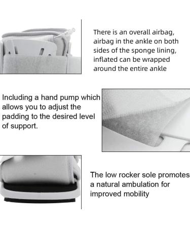 FoRes Walking Shoes Boot - Dual Airbag Protection Walker Brace for Foot Fractures & Sprained Ankles | Small Size - Buy Online on GoSupps.com