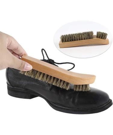 Exceart Wood Brush Cleaning Brush Leather Shoe Brush Shoe Cleaner Brush Brush for Cleaning Shoes Polishing Boot Polish Applicator Boot Brush Wooden Brush Leather Shoes Boot Polish Brush - Buy Online on GoSupps.com