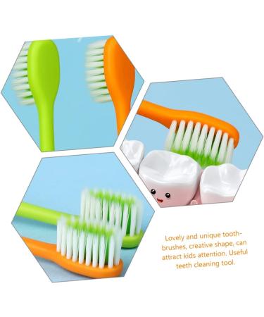 Minkissy 12-Pack Extra Soft Travel Toothbrushes for Kids | Perfect Children s Carrot Toothbrushes | TPR Manual Toddler Essentials - Buy Online on GoSupps.com