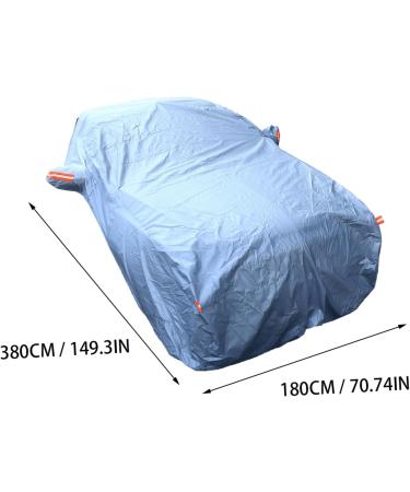 SUPVOX Auto Windshield Cover - Premium SUV Protection Against Snow & Ice | 380x180cm Silver Aluminum Vehicle Cover for Outdoor Use - Buy Online on GoSupps.com