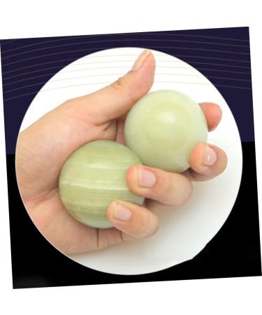 Buy Gatuida Foldable Oven Wind Protection Massage Balls - Jade Stress Relief & Training Globe - Green & White - Perfect for Relaxation - Buy Online on GoSupps.com