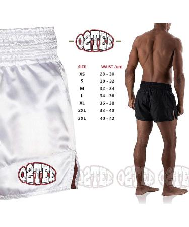 O2TEE Unisex Samurai MMA Muay Thai Shorts for Gym Boxing Kickboxing - Small - Buy Online on GoSupps.com