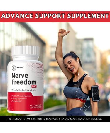 Sonavi Nerve Freedom | NerveFreedom Pro | Nerves Healthy Support Formula | Capsules for Women & Men | 300 Capsules - Buy Online on GoSupps.com
