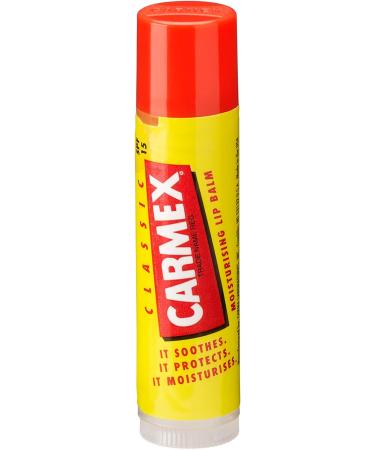 Carmex Lip Balm Stick SPF15 Classic 4.25g - Pack of 1 | Moisturizing Lip Care - Buy Online on GoSupps.com