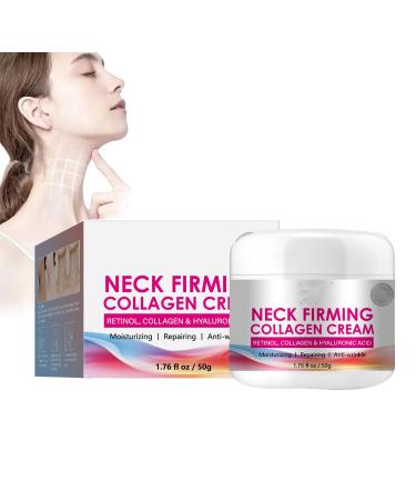 Neck and D collet Firming Cream with Peptides and Retinol 50 mL - Anti-Wrinkle Neck for Women Anti Aging Neck Cream - Neck Sagging Cream (1PC)