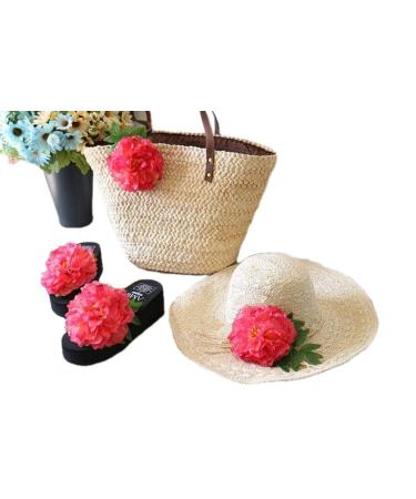 Buy Elegant Red Flower Hair Clips for Girls - 2 Piece Wedding Set | Bonamart - Buy Online on GoSupps.com
