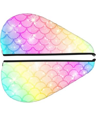 Fish Scale Microfiber Hair Towel - Ultra Absorbent Coral Velvet Wrap for All Hair Types - Quick Dry Hair Cap for Women - Buy Online on GoSupps.com