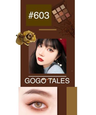 Gogo Tales Velvet Eyeshadow Palette - 9 Colors Shimmer & Matte - 603 Neutral - International Shipping Available - Buy Online on GoSupps.com