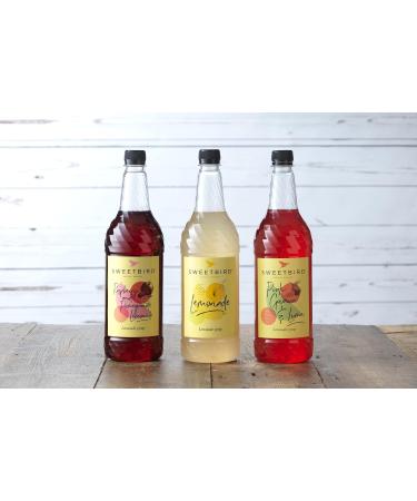 Sweetbird Raspberry & Pomegranate Lemonade Syrup 1L - Vegan Friendly (Pack of 1) - Buy Online on GoSupps.com