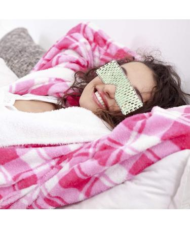 Natural Jade Sleep Mask for Hot and Cold Therapy - Reduce Puffy Eyes, Sinus & Headaches - Buy Online on GoSupps.com
