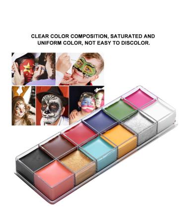 12 Colors Non-Toxic Face & Body Paint - Long-Lasting Makeup for All Skin Types | International Shipping - Buy Online on GoSupps.com