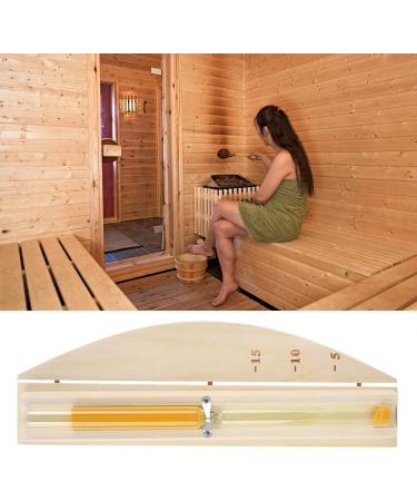 Bagima Sauna Timer Clock - 15 Minutes Luxury Hourglass Timer for Sauna Room & Home Decor - International Shipping Available - Buy Online on GoSupps.com