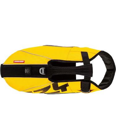 Ezydog Premium Life Jacket for Dogs - DFD X2 Vest for Small Medium & Large Dogs - Rescue Vest with Handle (XL Yellow) - Best Safety Gear for Water Adventures - Buy Online on GoSupps.com