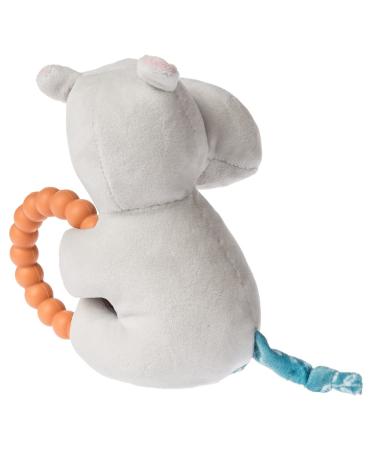 Mary Meyer Jewel Hippo Soft Baby Rattle with Teether Ring - 6-Inch Soothing Toy - Buy Online on GoSupps.com