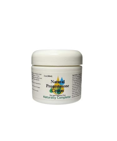 Naturally Complete Progesterone 2% 2 oz. Jar | Non-GMO | Soy-Free | Unscented | Made in USA