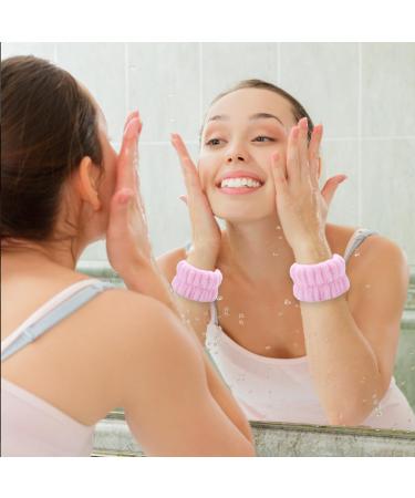 SSKHE 3 Pairs Microfiber Wrist Wash Bands Wrist Wash Towel Band Women Face Wash Wristband for Women Prevent Liquid from Spilling Down Arms - Buy Online on GoSupps.com
