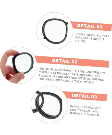 UKCOCO Blue Blocker Glasses with 3 Lens Cleaners & VR Accessories - Anti-Blue Light Blue Ray Glasses 2 Cases 3PCs - Optimize Your Vision - Buy Online on GoSupps.com