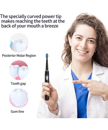 Fairywill Electric Toothbrush Heads - Compatible Replacement Brush Heads for FW Series - Black, 10 Count - Buy Online on GoSupps.com