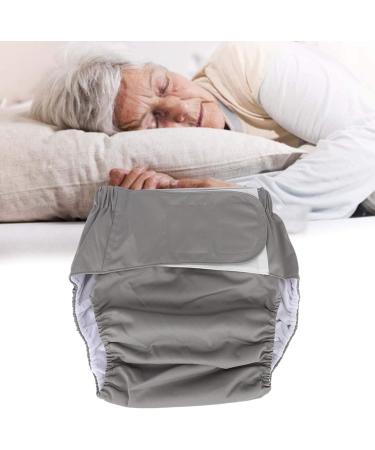 Reusable Adult Pocket Nappy - Gray Incontinence Diaper for Elderly Care - Buy Online on GoSupps.com