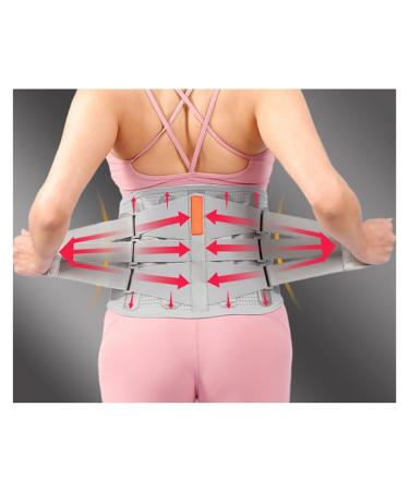 LNYHLXS Breathable Back Brace Support Belt Lower Back Brace for Herniated Disc(Medium) Medium D