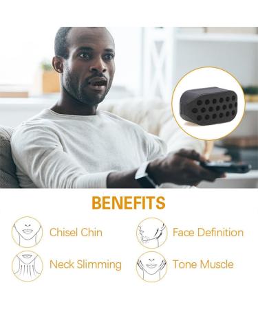Assyknm 8-Piece Jawline Coach & Exerciser - Strengthen & Tighten Jaw & Neck | Double Chin Trainer - Buy Online on GoSupps.com