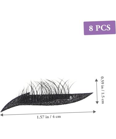 Beavorty 4 Pairs False Eyelashes Eye Makeup Sticker Eyeliner Decal stick on liner and lashes Eyeliner Eyelash Stickers Eyeliner Tape Sticker double eyelid sticker plastic make up - Buy Online on GoSupps.com