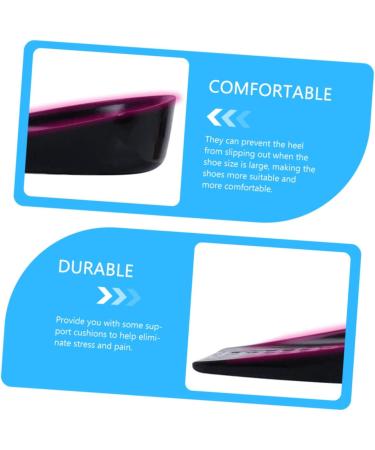 NOLITOY Cellular Heel Pads - 2 Pairs Gel Insoles for Foot Care Bone Spurs & Height Increase - Breathable Anti-Wear Soft Cushions - Buy Online on GoSupps.com