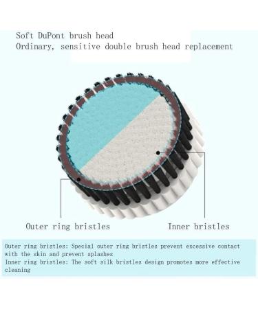 Corsehild Facial Cleansing Brush IPX7 Waterproof Face Scrubber Face Brushes for Cleansing and Exfoliating with 4 Speed Modes Deep Cleaning Face Inductive Charging ultrasonic Vibration - Buy Online on GoSupps.com