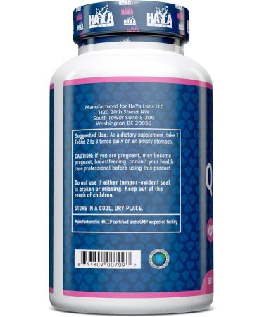 Quercetin 500mg x 50 Tablets - Double Strength Antioxidant Supplement for Immune Health - Buy Online on GoSupps.com