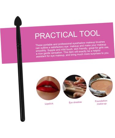 Beavorty 5pcs Silicone Eyeshadow Brush Make up Kit Silicone Eye Brush Makeup Eye Cosmetic Tool Suite Portable 13x1cm Black - Buy Online on GoSupps.com