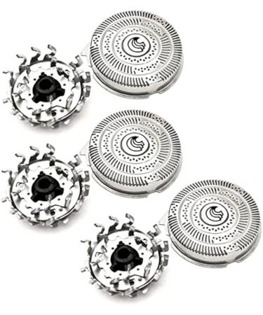 HQ9 Replacement Heads Replacement Blades for Norelco Shaver Heads Blades Cutter Replacement for Philips Norelco HQ8140 HQ9080 HQ9090 HQ9070 PT920 PT925 AT940 AT921 Electric Shaver Heads