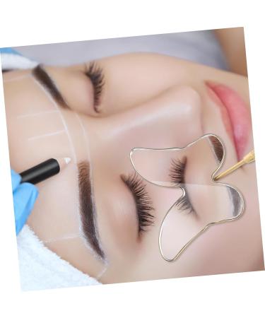 DOITOOL Make Up Mirrors Inspection Mirror Lash Tools Eyelash Applicator Tool Eyelash Application Mirror Eyelash Mascara Butterfly Lash Extension Products Stainless Steel Make up 18X6.5X0.5CM Golden - Buy Online on GoSupps.com