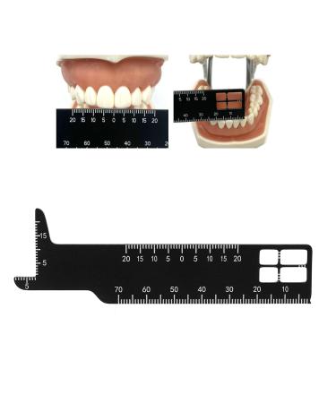 Dental Measuring Block | Metal Tooth Span Ruler | Double-Sided Dental Tool for Accurate Measurements | International Shipping Available - Buy Online on GoSupps.com