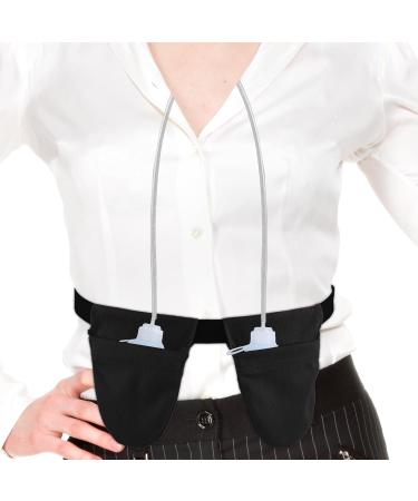 Thinp Mastectomy Drain Holder - Adjustable Shower Bag for Recovery | Must-Have Tummy Tuck & Mastectomy Supplies (Black - Buy Online on GoSupps.com