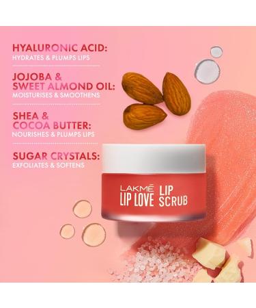 Exfoliating Lip Scrub with Hyaluronic Acid - Soft Smooth Lips | Lip Love 15g | International Shipping - Buy Online on GoSupps.com