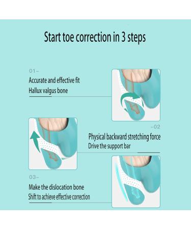 Rafcar Hallux Valgus Corrector - Invisible Double Layer Silica Gel Orthesis for Men & Women | Effective Hallux Valgus Treatment - Buy Online on GoSupps.com