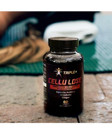 Triple+ Cellu Lose: Maximum Anti-Cellulite Action with Centella Asiatica, Artichoke, Ginger - 60 Count - Buy Online on GoSupps.com