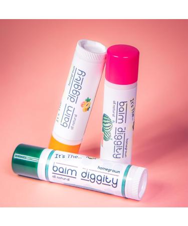 It's The Balm Diggity 2-pack Mint Beeswax All-Natural Moisturizing and Nourishing Lip Balm made With Just 5 Ingredients - Buy Online on GoSupps.com