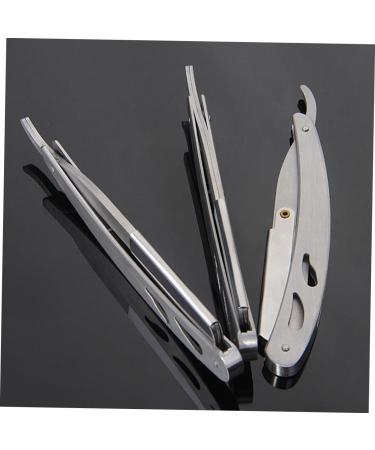 Zerodeko Vintage Razor Holder Set - 4 Premium Stainless Steel Holders for Men | Classic Old-Fashioned Design - Buy Online on GoSupps.com