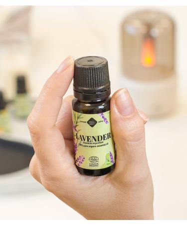 Ellemental Organic Lavender Oil 10ml | Cosmos Organic EOBBD Cruelty-Free | Floral & Fresh Aroma for Relaxation - Buy Online on GoSupps.com