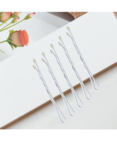 METLUCK 200Pcs White Bobby Pins - Hair Accessories for Women, 2.2 inch White Gray Hair Pins - Buy Online on GoSupps.com