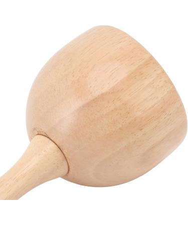 Handheld Wooden Muscle Massage Cup - Swedish Massager for Body Shaping & Relaxation - Buy Online on GoSupps.com