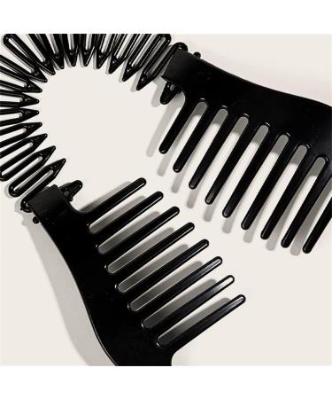 3Pcs New Banana Hair Clips for Women - Plastic Interlocking Clips for Thick Hair - Ponytail Styling Tools (3 colors) - Buy Online on GoSupps.com