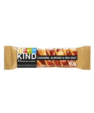 BE-KIND BE-KIND Caramel Almond & Sea Salt - Gluten Free Nut Bars - Caramel - 12 x 40g