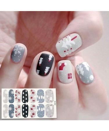 dijiusidy Nail Art Stickers Self-Adhesive Fingernail Decal with Strap Glue DIY Art Decor Full Cover Manicure Kits for Women Girls YMX196 - Buy Online on GoSupps.com