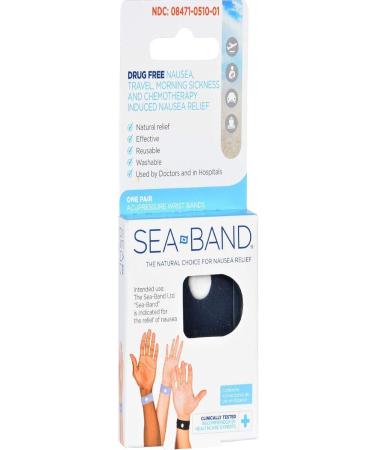 Sea-Band Original Wristband for Adults - 1 Pair (Colors Vary) - Buy Online on GoSupps.com